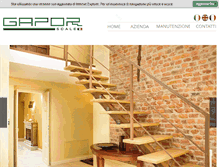 Tablet Screenshot of gapor.it